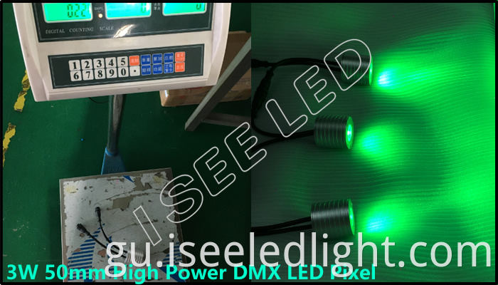 3W dmx led pixel packing net weight